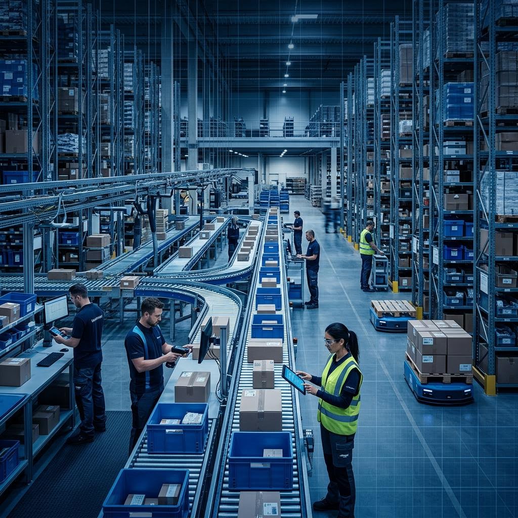Warehouse operations representing Fortune 500 scale